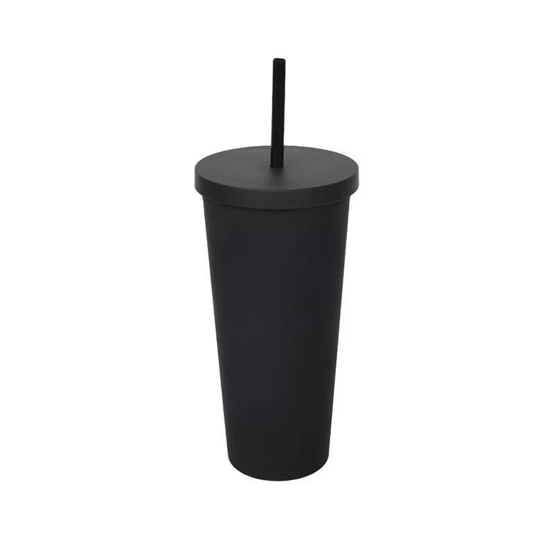 710ML Insulated handheld multiple color Plastic tumbler