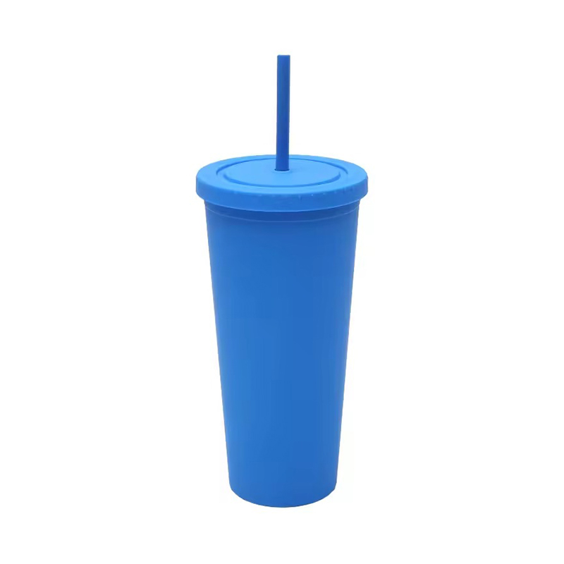 Diverse customized Plastic tumbler with straws