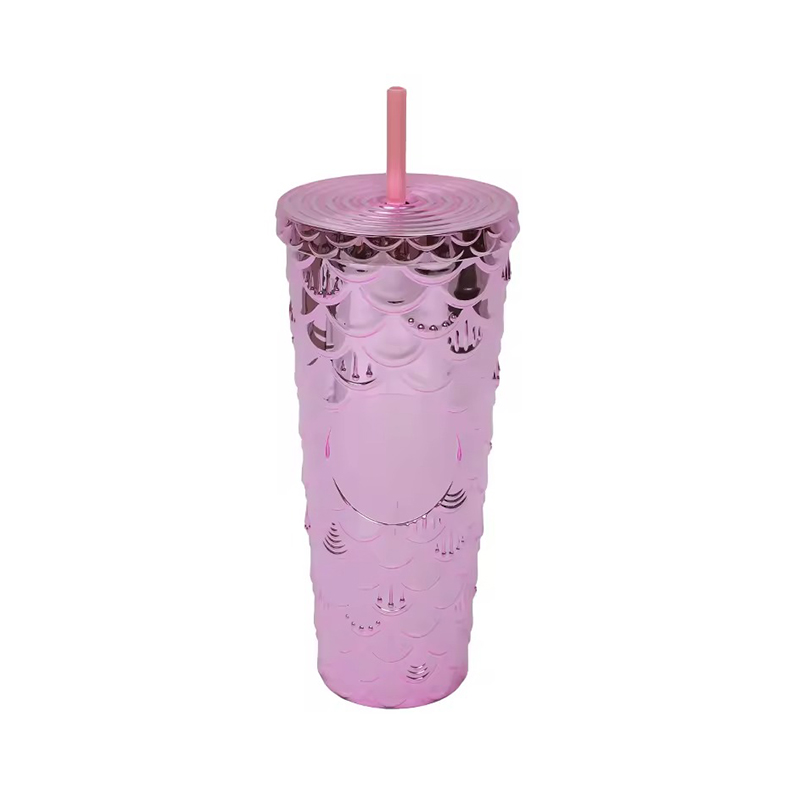 Creative decorative shiny Plastic tumbler