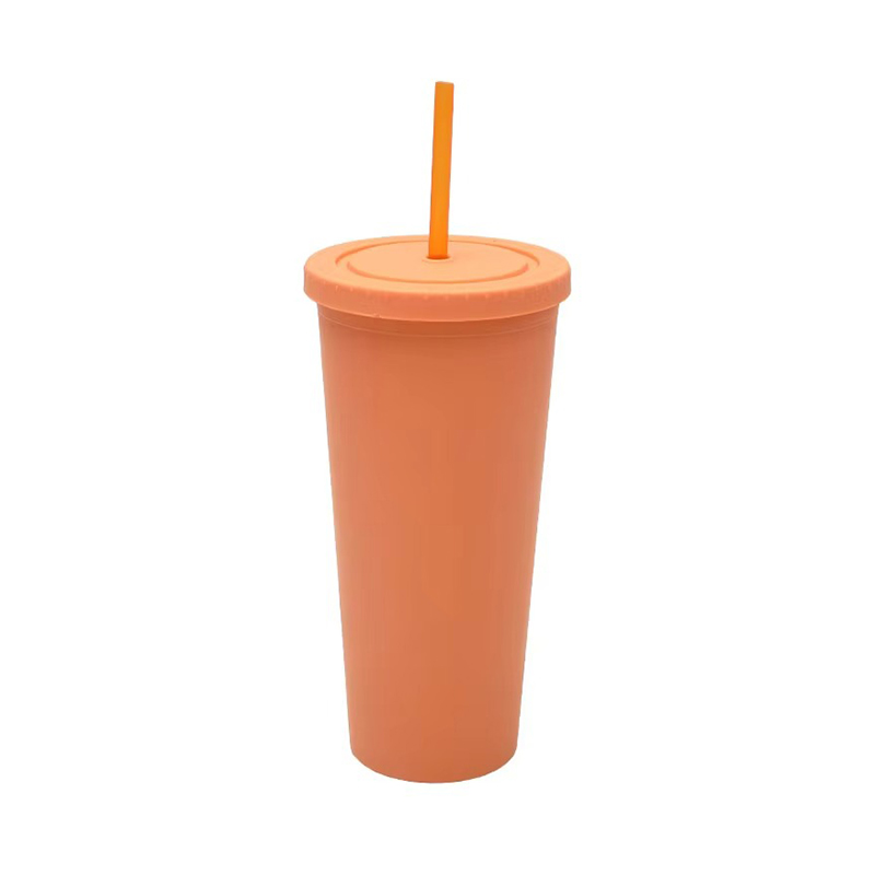 Diverse customized Plastic tumbler with straws