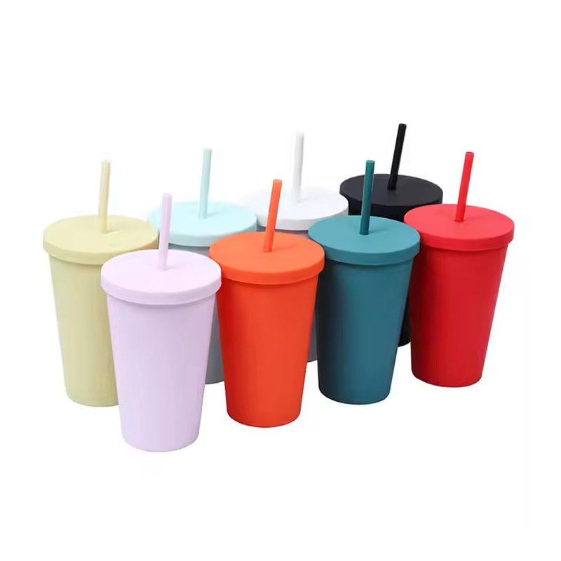 480ML double layer children Plastic tumbler