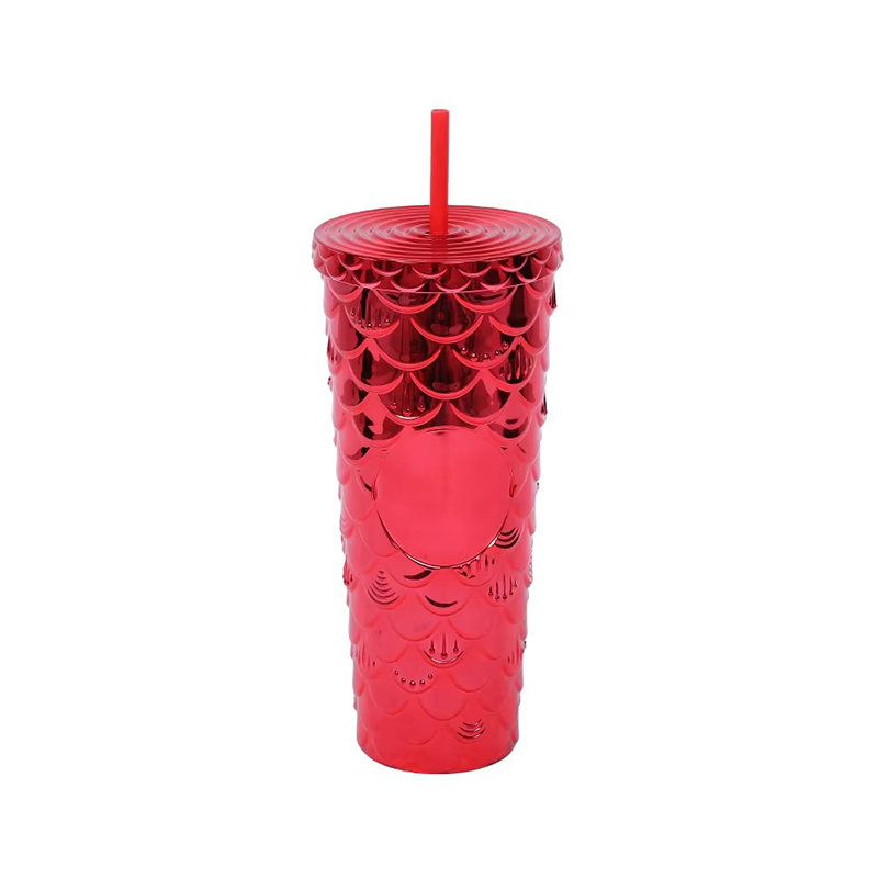 Creative decorative shiny Plastic tumbler