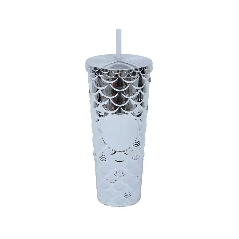 Creative decorative shiny Plastic tumbler