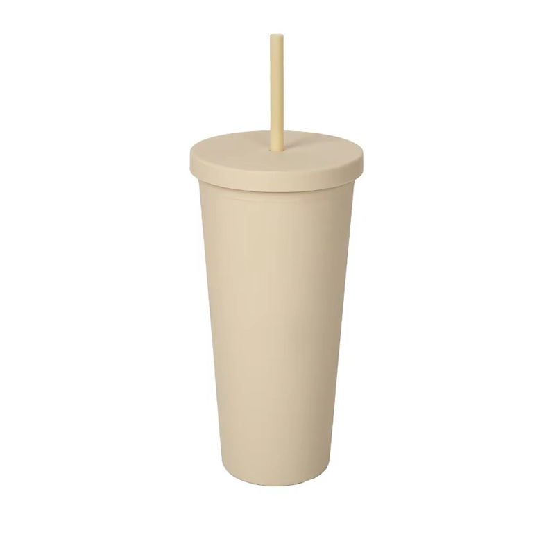 Diverse customized Plastic tumbler with straws