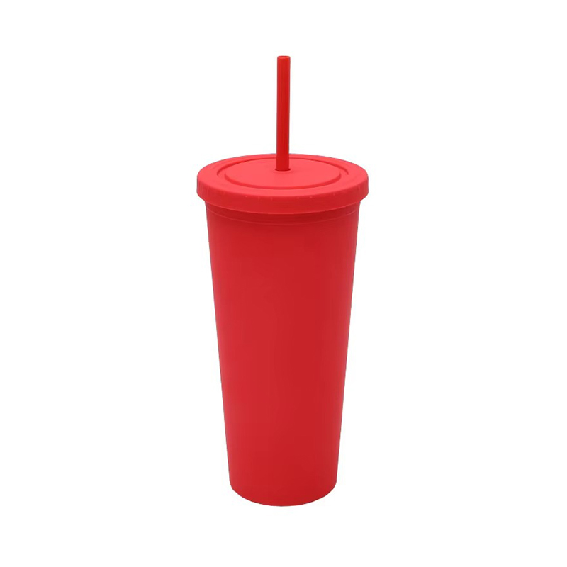 Diverse customized Plastic tumbler with straws