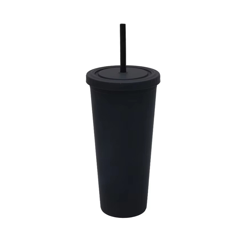 Diverse customized Plastic tumbler with straws