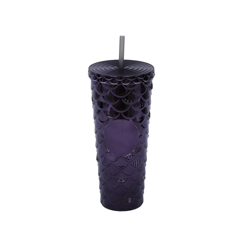 Creative decorative shiny Plastic tumbler