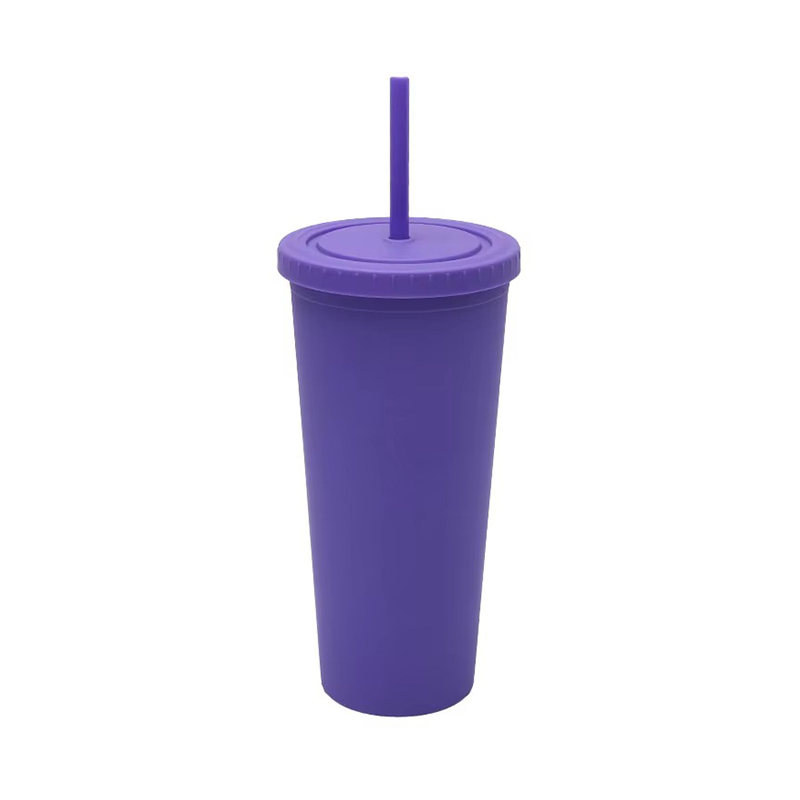 Diverse customized Plastic tumbler with straws