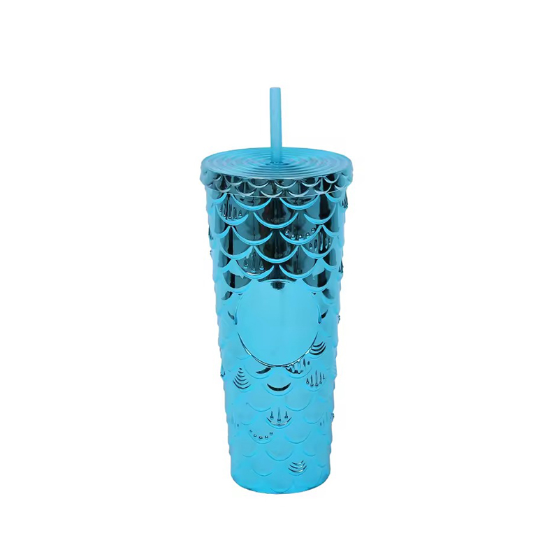 Creative decorative shiny Plastic tumbler