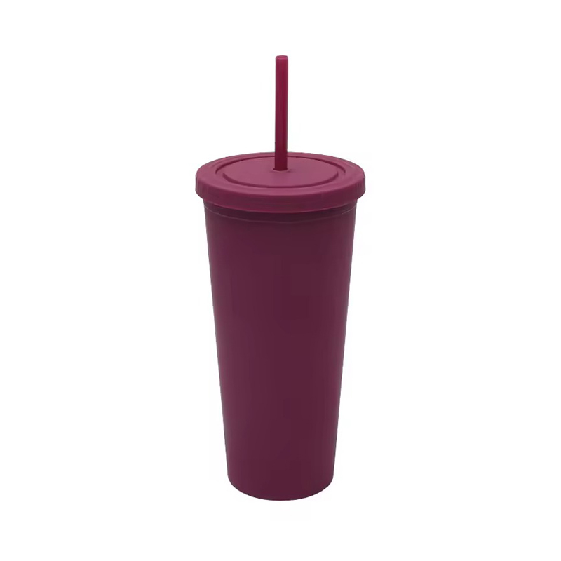 Diverse customized Plastic tumbler with straws