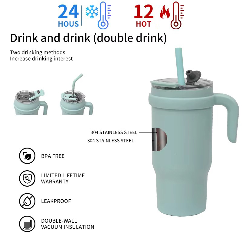 Children double drinking health Auto mug