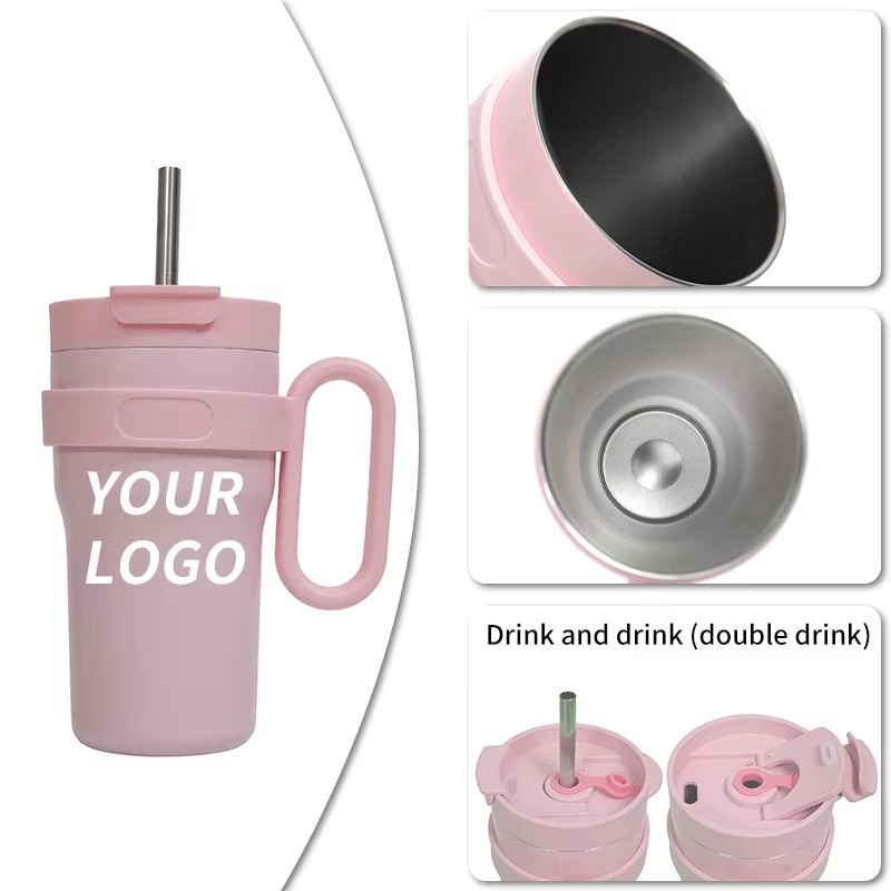 Portable heat-insulated sports Auto mug