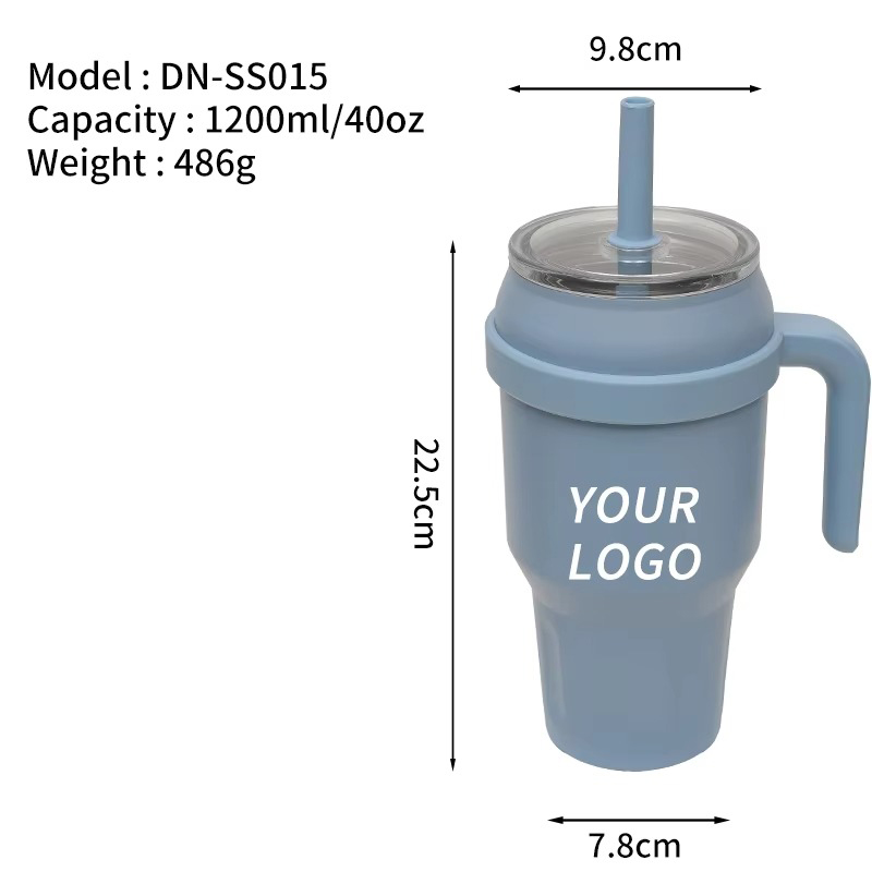 Large camping stainless steel Auto mug