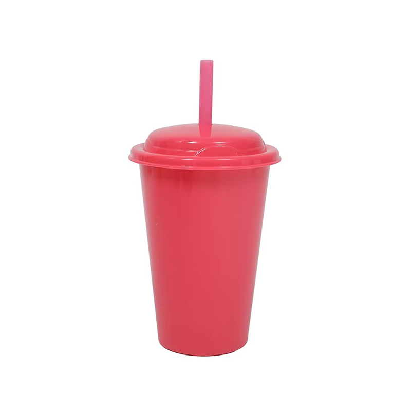 Cold color change magic Plastic tumbler