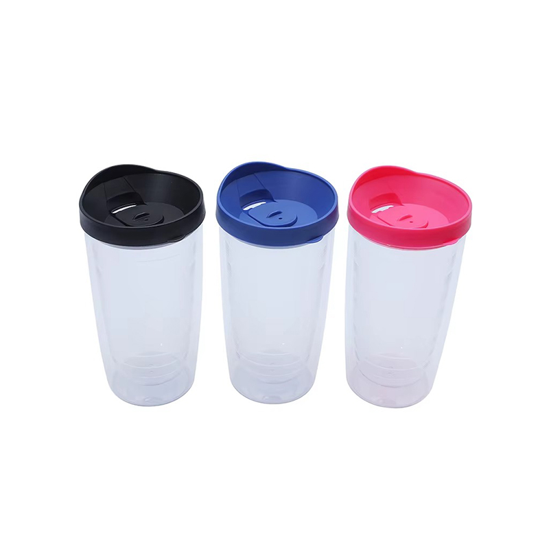 Various colors silicone cup lid Plastic tumbler