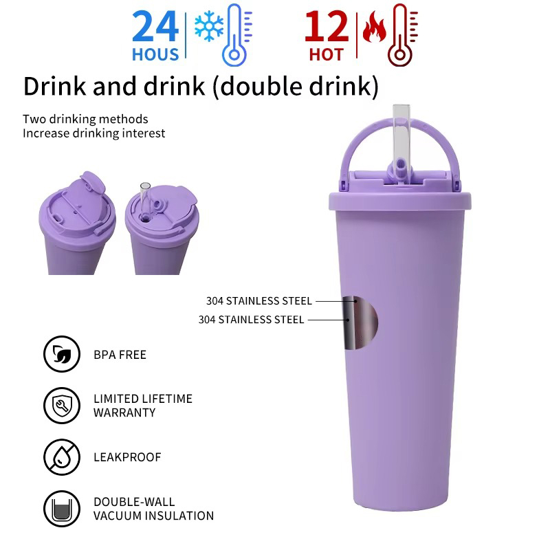 Large capacity insulation stainless steel tumbler