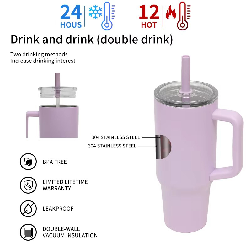 Transparent cup lid large capacity Auto mug