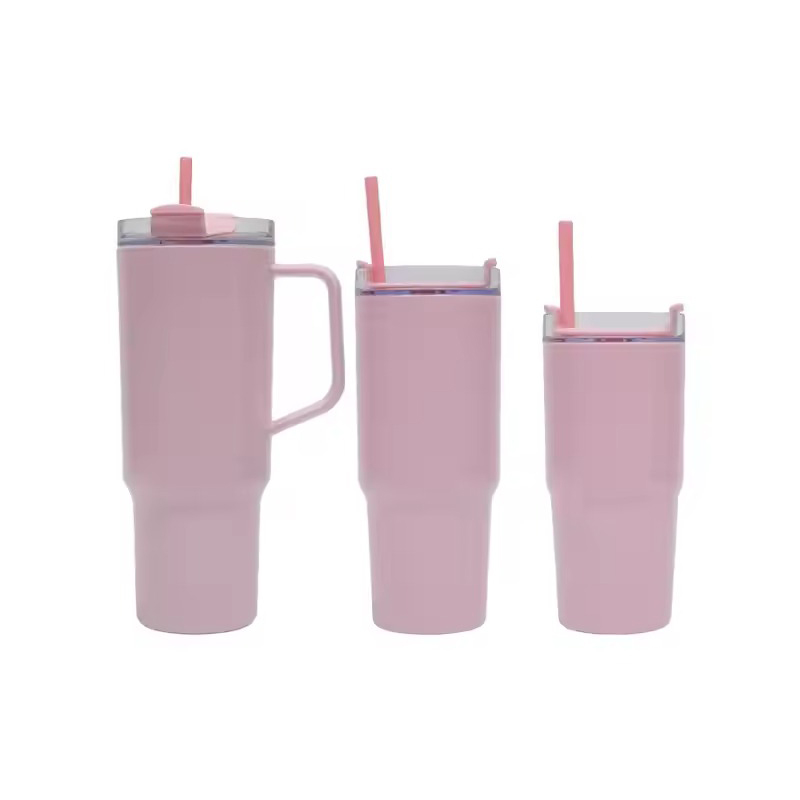 Large capacity plastic frosted set Auto mug