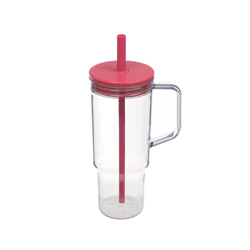 Handle straw sealed lid simple decoration Auto mug