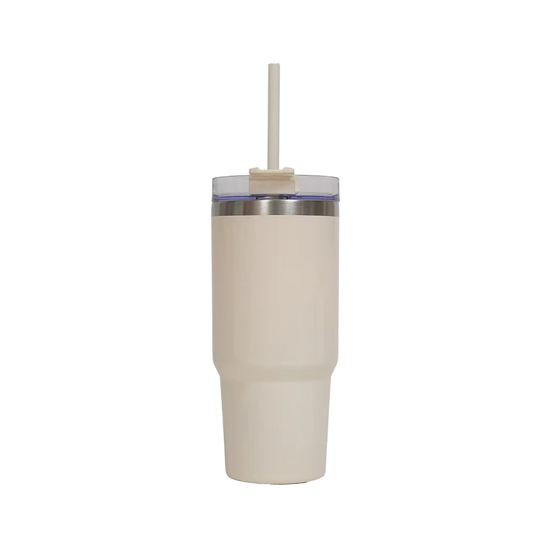 Food grade Auto mug with straw