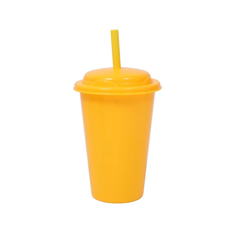 Cold color change magic Plastic tumbler