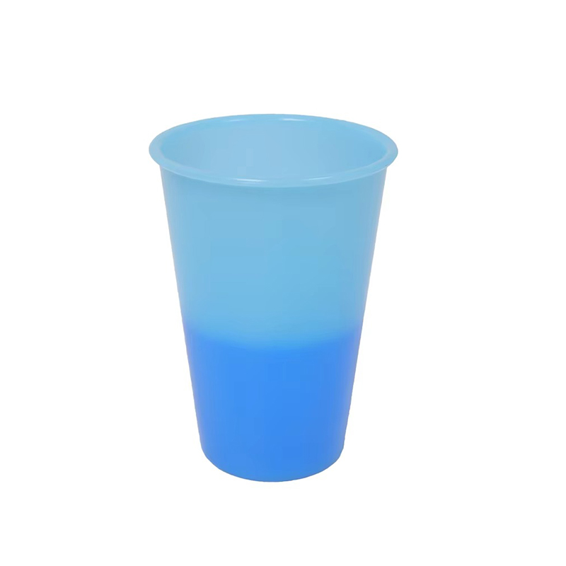 Cold color change magic Plastic tumbler