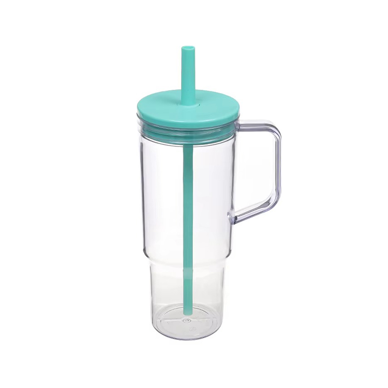 Handle straw sealed lid simple decoration Auto mug