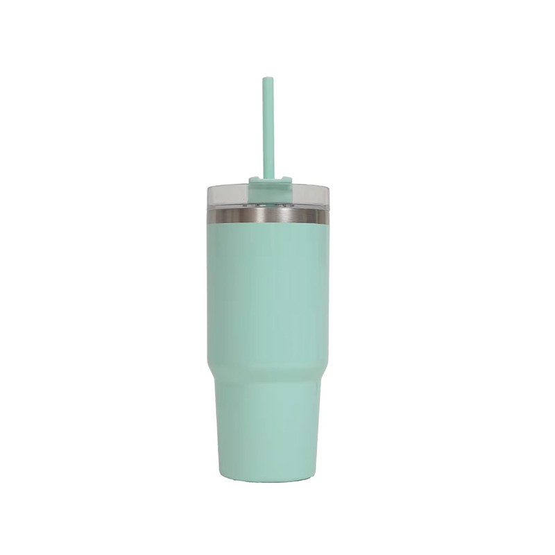 Food grade Auto mug with straw