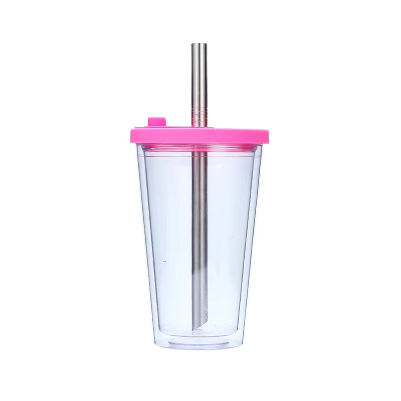 Transparent daily drinking water Plastic tumbler