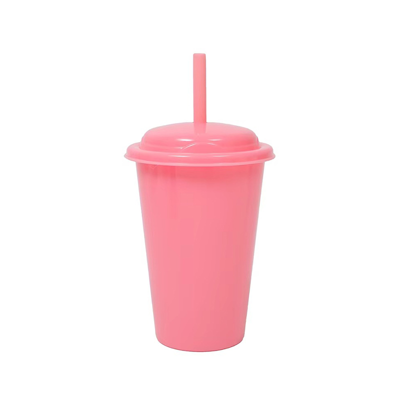 Cold color change magic Plastic tumbler