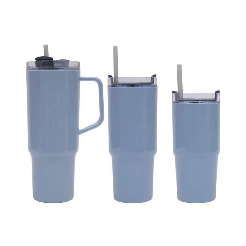 Large capacity plastic frosted set Auto mug