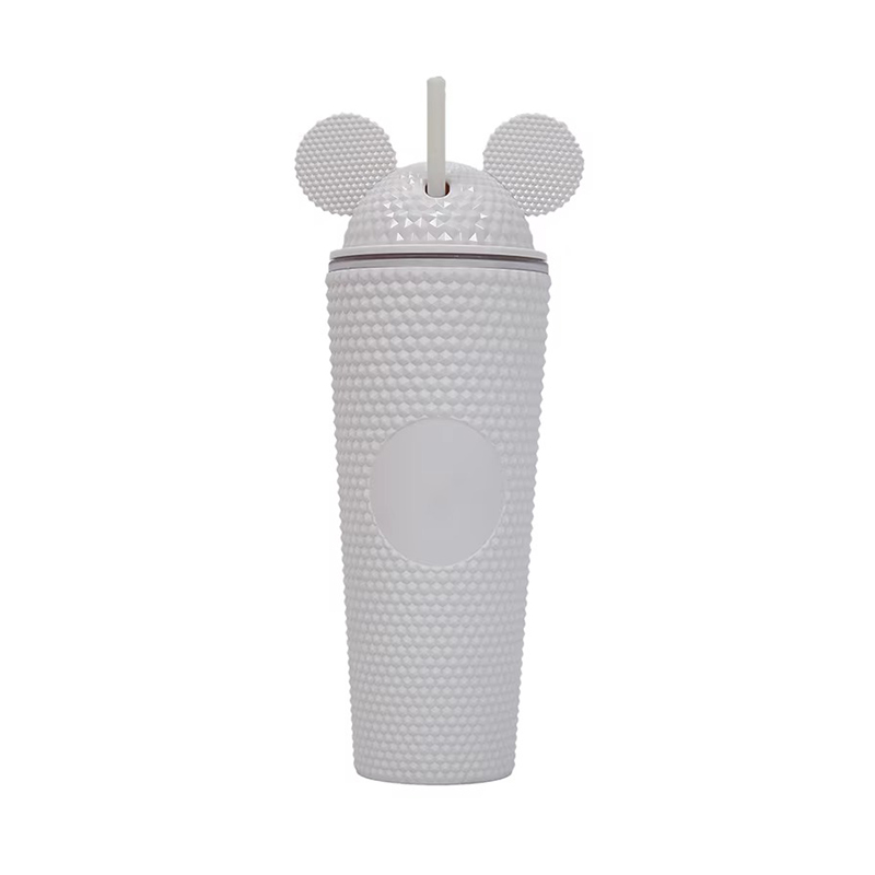 Large capacity surface texture Plastic tumbler