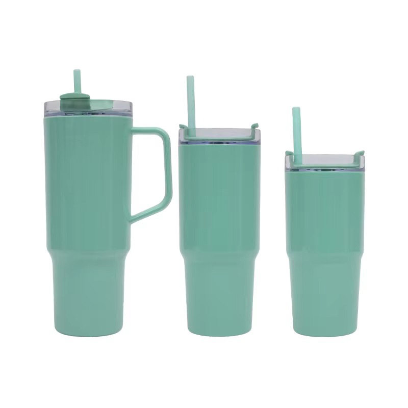 Large capacity plastic frosted set Auto mug