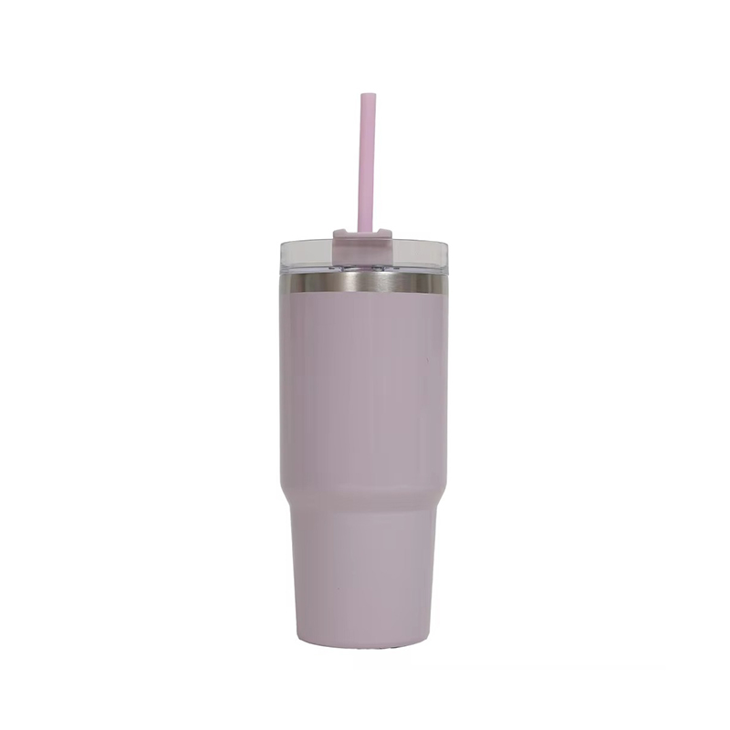 Food grade Auto mug with straw