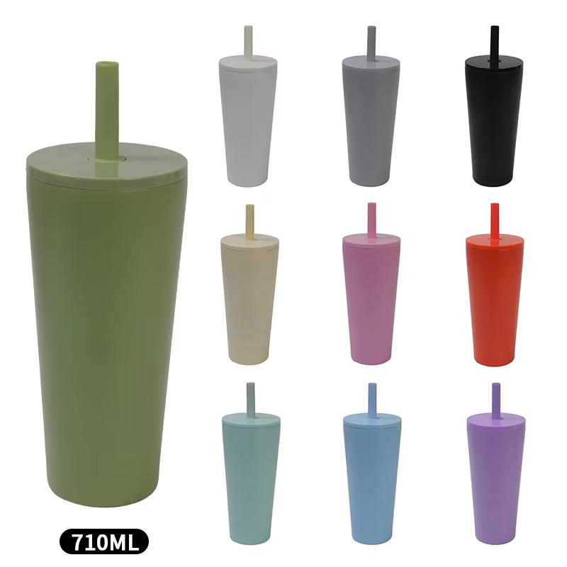 Insulated portable stainless steel tumbler