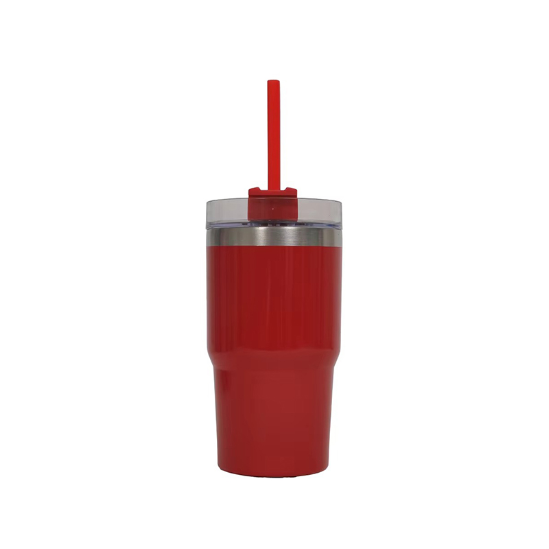 Food grade Auto mug with straw