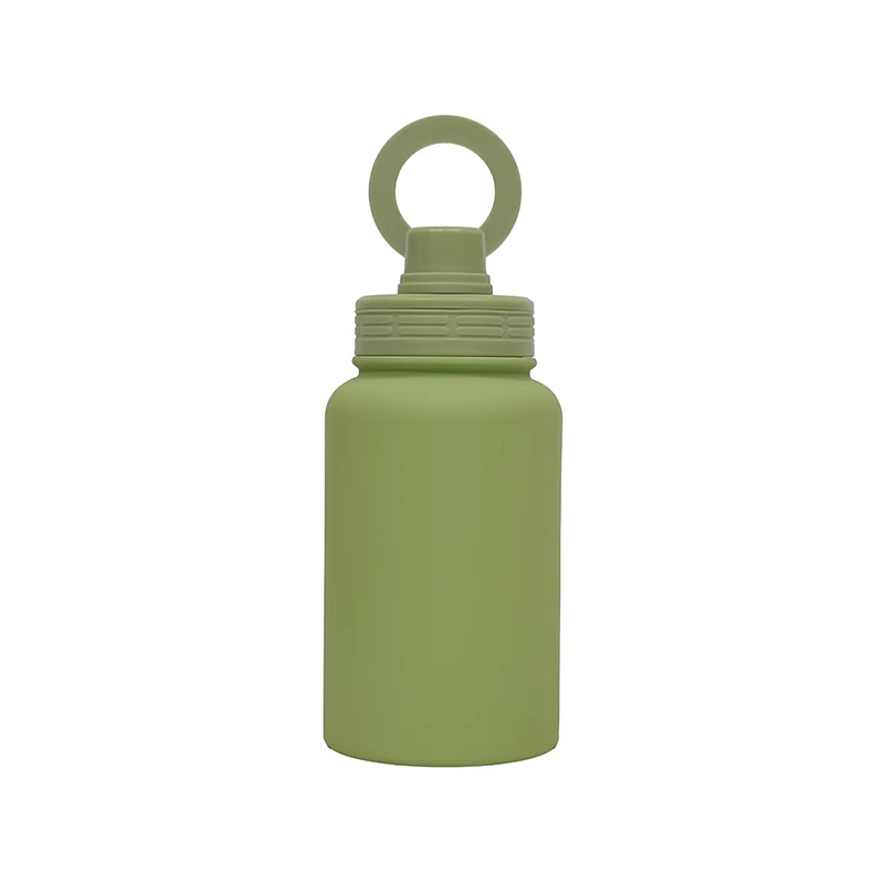 Stainless steel lid wide mouth  insylated water bottle