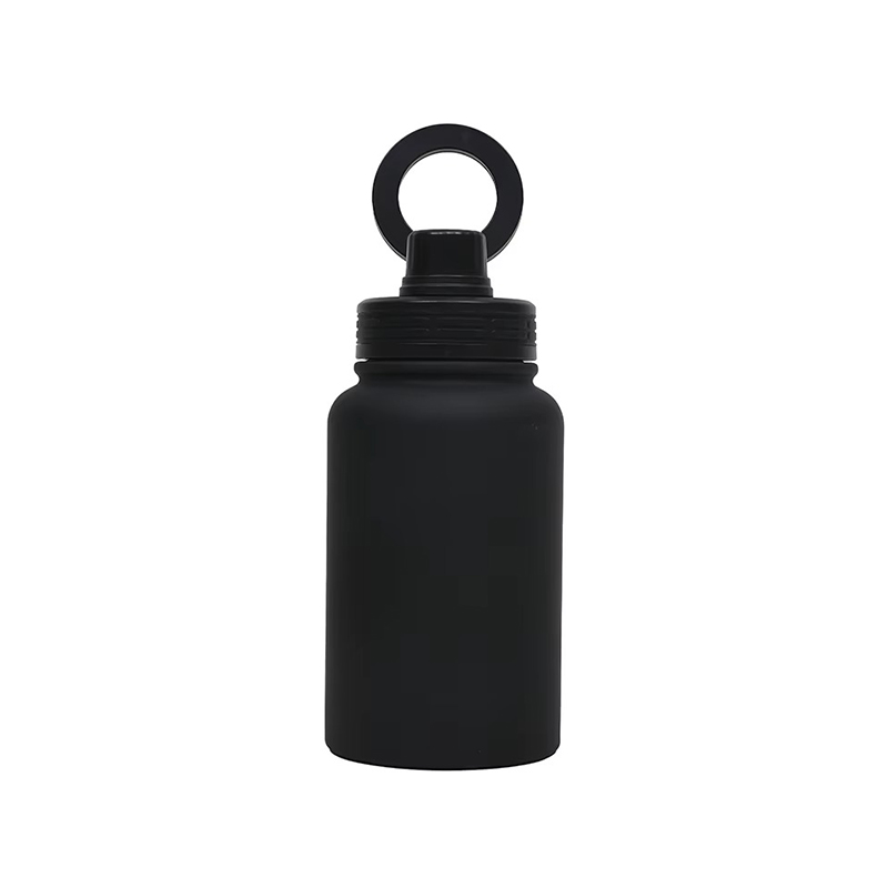 Stainless steel lid wide mouth  insylated water bottle