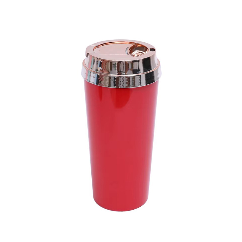 Travel coffee plastic tumbler with lid