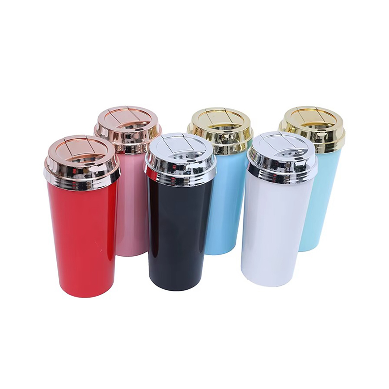 Travel coffee plastic tumbler with lid