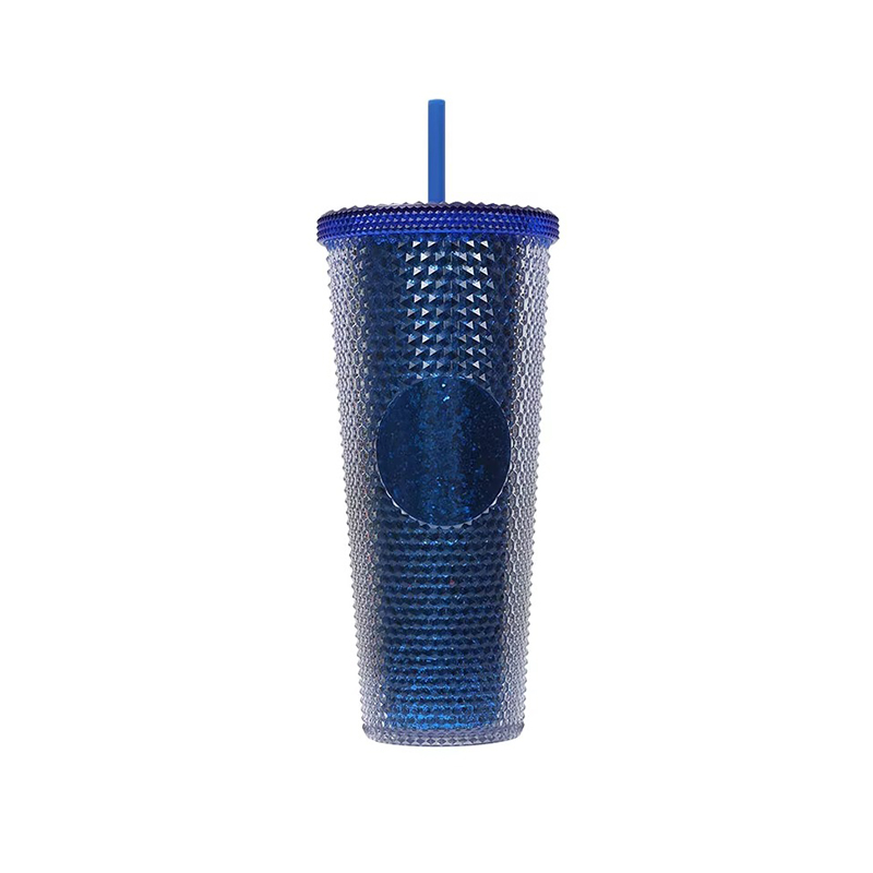 Diamond durian insulation plastic tumbler