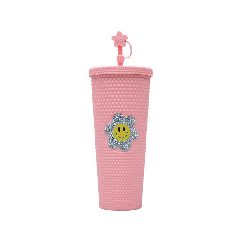 Matte cartoon accessories plastic tumbler