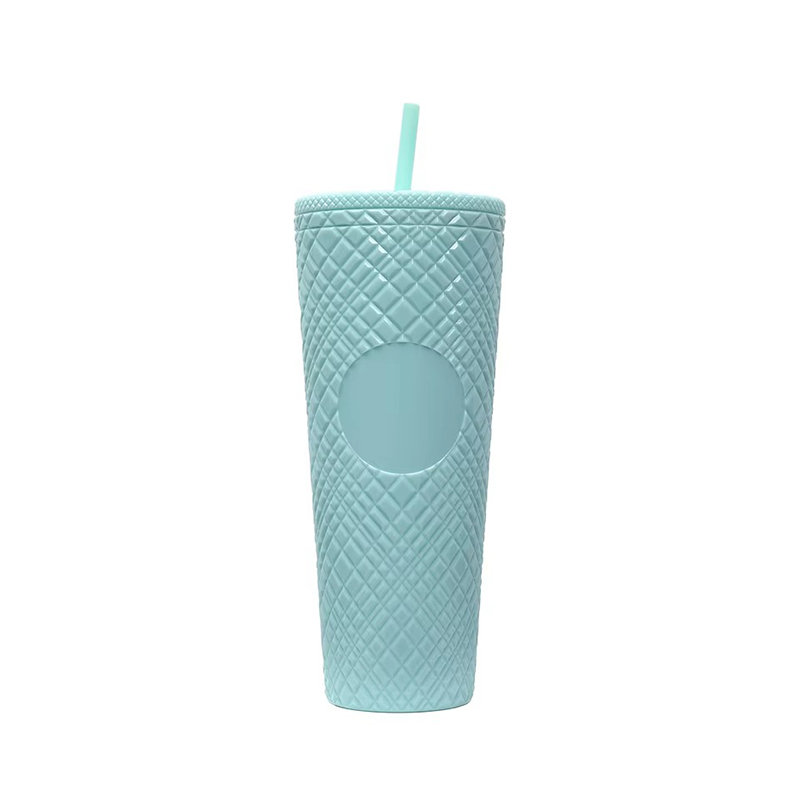 Camping double decker drinks plastic tumbler