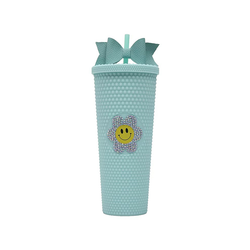 Matte cartoon accessories plastic tumbler