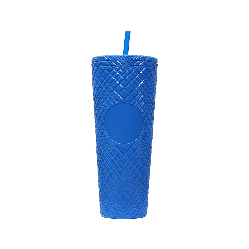 Camping double decker drinks plastic tumbler