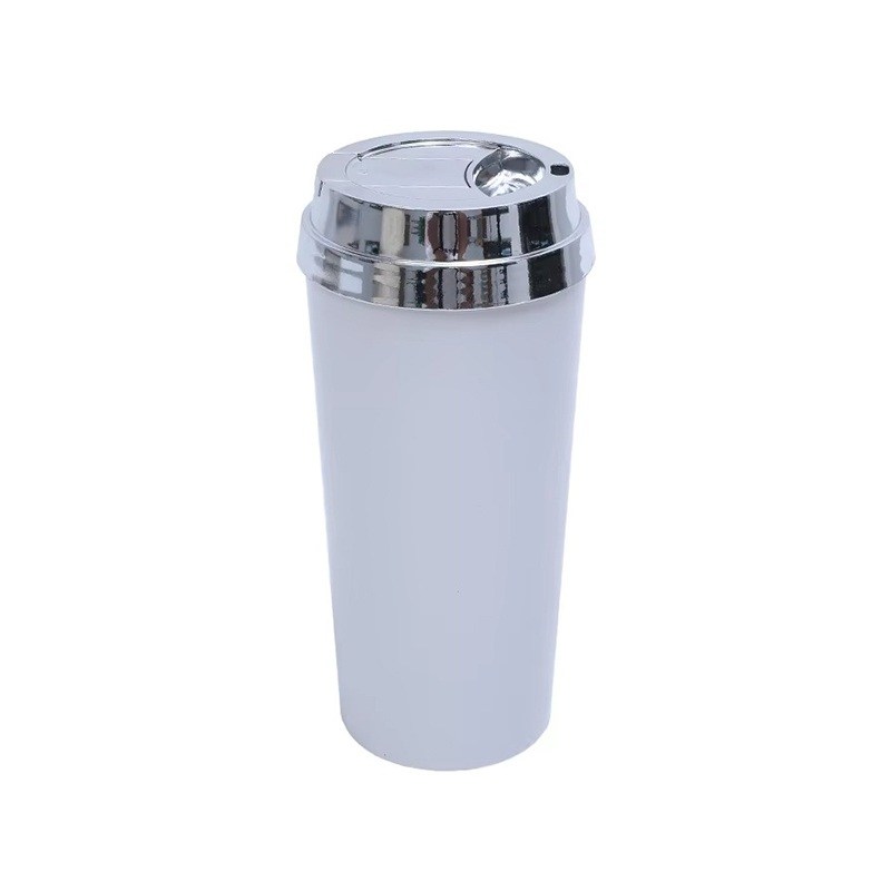 Travel coffee plastic tumbler with lid