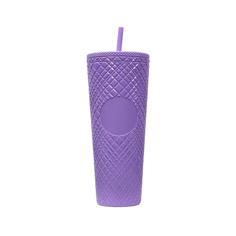 Camping double decker drinks plastic tumbler