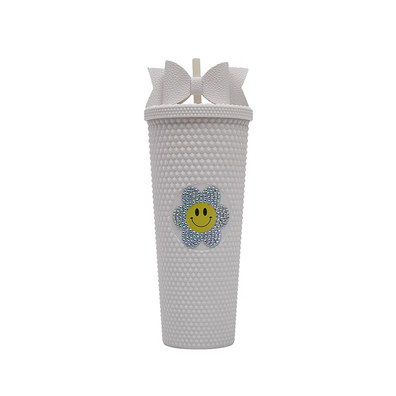 Matte cartoon accessories plastic tumbler