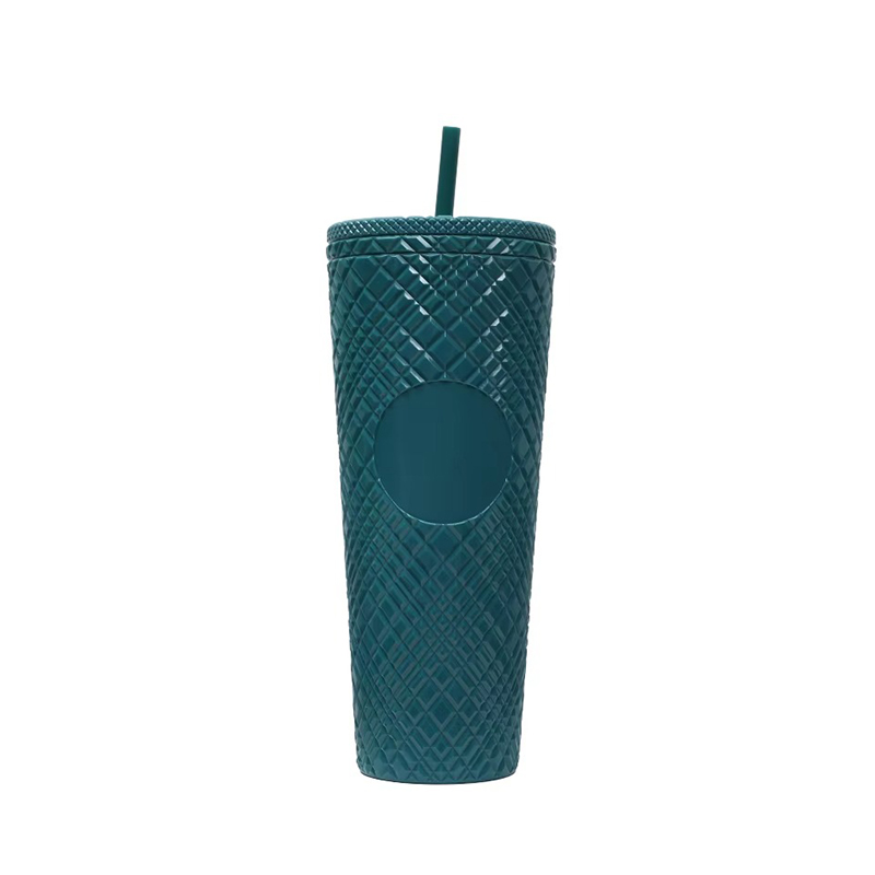 Camping double decker drinks plastic tumbler