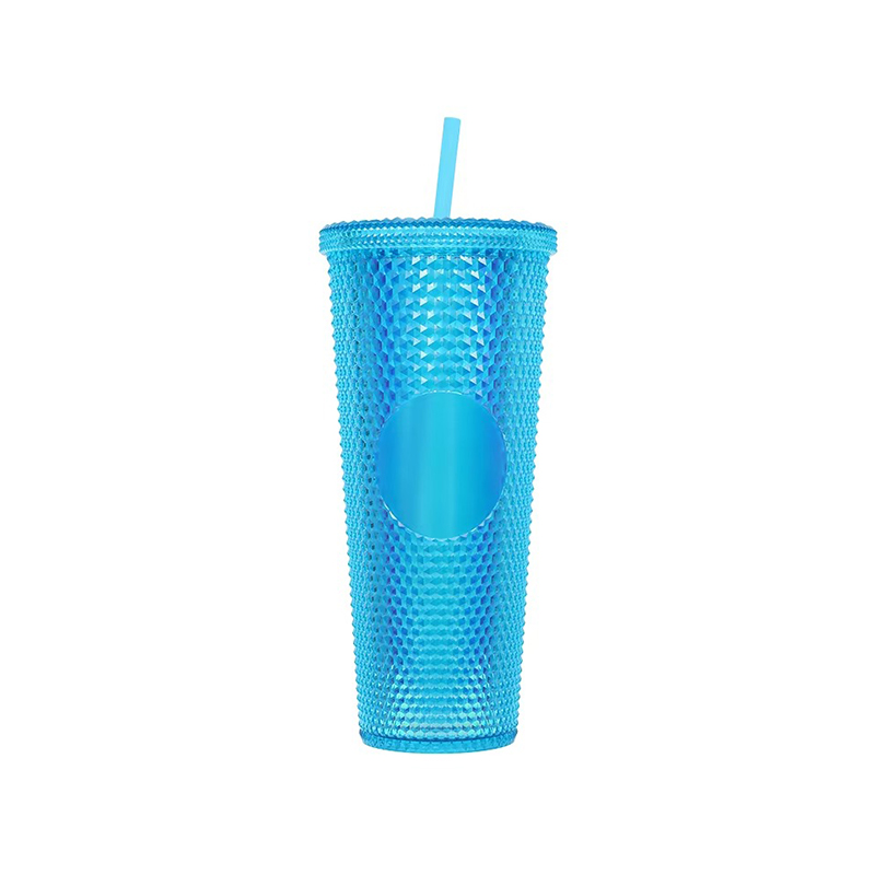 Diamond durian insulation plastic tumbler